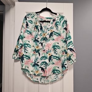 LOFT tropical top